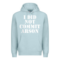 Blue Mist i did not commit arson for arson investigator t shirt Premium Hoodie - linhVisuals