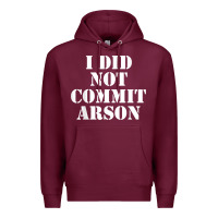 I Did Not Commit Arson For Arson Investigator T Shirt Premium Hoodie | Teevron