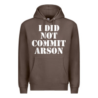 Coffee i did not commit arson for arson investigator t shirt Premium Hoodie - linhVisuals