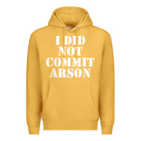 Mustard i did not commit arson for arson investigator t shirt Premium Hoodie - linhVisuals