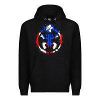 Black taino coqui symbol   boricua   hispanic heritage t shirt Premium Hoodie - linhVisuals