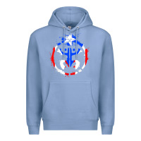 Colony Blue taino coqui symbol   boricua   hispanic heritage t shirt Premium Hoodie - linhVisuals