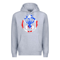 Heather Grey taino coqui symbol   boricua   hispanic heritage t shirt Premium Hoodie - linhVisuals