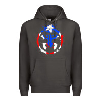 Smoke taino coqui symbol   boricua   hispanic heritage t shirt Premium Hoodie - linhVisuals