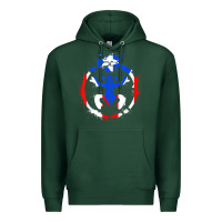 Sports Green taino coqui symbol   boricua   hispanic heritage t shirt Premium Hoodie - linhVisuals