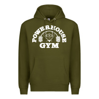 Army Green POWERHOUSE GYM POPULAR Premium Hoodie - linhVisuals