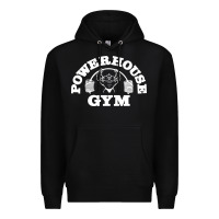 Black POWERHOUSE GYM POPULAR Premium Hoodie - linhVisuals