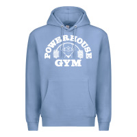 Colony Blue POWERHOUSE GYM POPULAR Premium Hoodie - linhVisuals