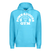 Ocean Blue POWERHOUSE GYM POPULAR Premium Hoodie - linhVisuals
