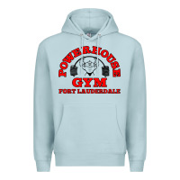 Blue Mist POWERHOUSE GYM CLASSIC Premium Hoodie - linhVisuals