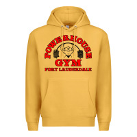 Mustard POWERHOUSE GYM CLASSIC Premium Hoodie - linhVisuals