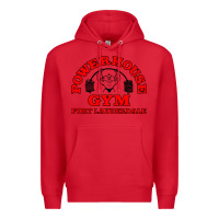 Red POWERHOUSE GYM CLASSIC Premium Hoodie - linhVisuals