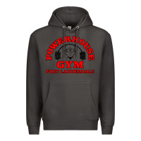 Smoke POWERHOUSE GYM CLASSIC Premium Hoodie - linhVisuals
