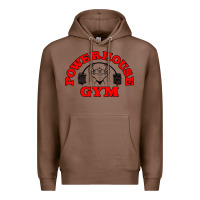 Chestnut POWERHOUSE GYM VINTAGE SPORT Premium Hoodie - linhVisuals