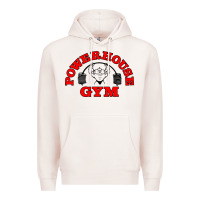 Pale Pink POWERHOUSE GYM VINTAGE SPORT Premium Hoodie - linhVisuals