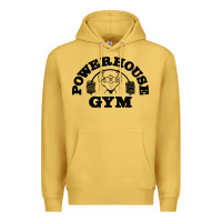 Antique Gold POWERHOUSE GYM Premium Hoodie - linhVisuals