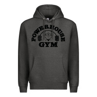 Charcoal Heather POWERHOUSE GYM Premium Hoodie - linhVisuals