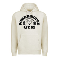 Oatmeal Heather POWERHOUSE GYM Premium Hoodie - linhVisuals