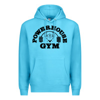 Ocean Blue POWERHOUSE GYM Premium Hoodie - linhVisuals