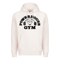 Pale Pink POWERHOUSE GYM Premium Hoodie - linhVisuals