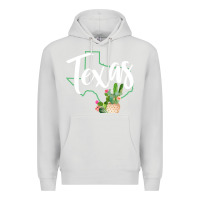 Dove Grey texas state map pride cactus vintage texas sweatshirt Premium Hoodie - linhVisuals