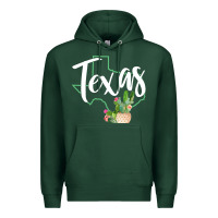 Sports Green texas state map pride cactus vintage texas sweatshirt Premium Hoodie - linhVisuals