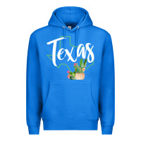 True Royal texas state map pride cactus vintage texas sweatshirt Premium Hoodie - linhVisuals