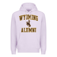 Lilac wyoming cowboys apparel alumni classic arch long sleeve t shirt Premium Hoodie - linhVisuals