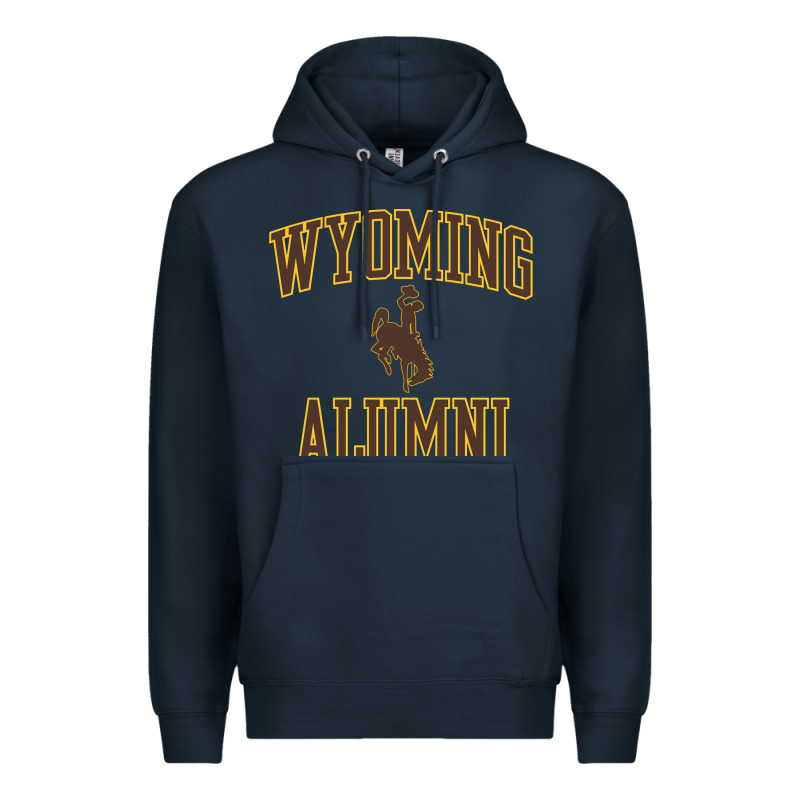 Wyoming Cowboys Apparel Alumni Classic Arch Long Sleeve T Shirt Premium Hoodie by linhVisuals | Teevron
