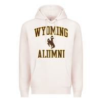 Pale Pink wyoming cowboys apparel alumni classic arch long sleeve t shirt Premium Hoodie - linhVisuals