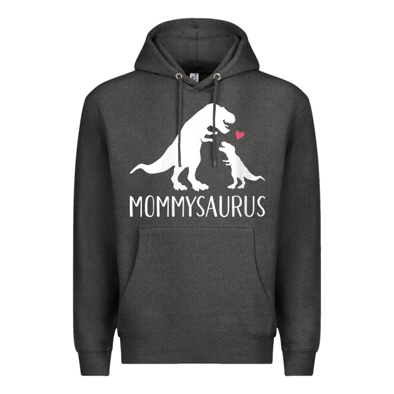 Womens Mommysaurus Mom And Baby Dinosaur V Neck T Shirt Premium Hoodie by linhVisuals | Teevron