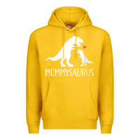 Lemon womens mommysaurus mom and baby dinosaur v neck t shirt Premium Hoodie - linhVisuals