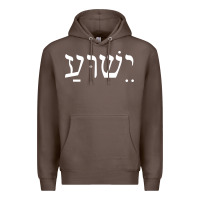 Coffee yeshua jesus in hebrew pullover hoodie Premium Hoodie - linhVisuals