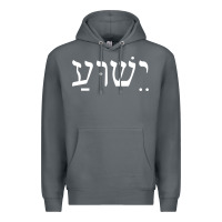 Rock yeshua jesus in hebrew pullover hoodie Premium Hoodie - linhVisuals
