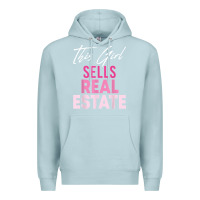 Blue Mist this girl sells real estate realtor real estate agent broker t shirt Premium Hoodie - linhVisuals