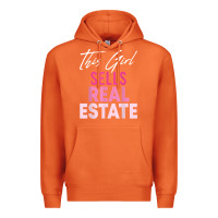 Carrot this girl sells real estate realtor real estate agent broker t shirt Premium Hoodie - linhVisuals