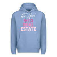 Colony Blue this girl sells real estate realtor real estate agent broker t shirt Premium Hoodie - linhVisuals