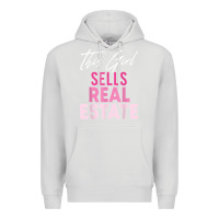 Dove Grey this girl sells real estate realtor real estate agent broker t shirt Premium Hoodie - linhVisuals