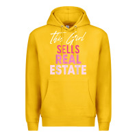 Lemon this girl sells real estate realtor real estate agent broker t shirt Premium Hoodie - linhVisuals