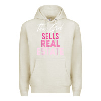 Oatmeal Heather this girl sells real estate realtor real estate agent broker t shirt Premium Hoodie - linhVisuals
