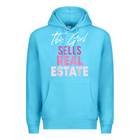 Ocean Blue this girl sells real estate realtor real estate agent broker t shirt Premium Hoodie - linhVisuals