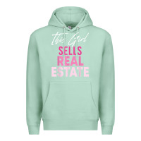 Seafoam this girl sells real estate realtor real estate agent broker t shirt Premium Hoodie - linhVisuals
