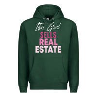 This Girl Sells Real Estate Realtor Real Estate Agent Broker T Shirt Premium Hoodie | Teevron