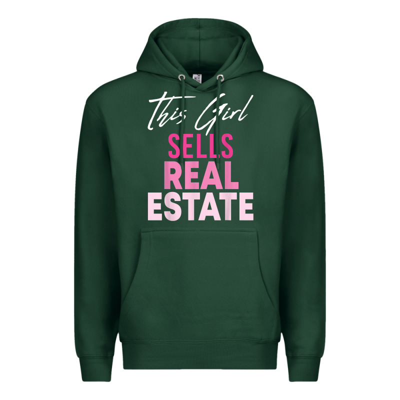 This Girl Sells Real Estate Realtor Real Estate Agent Broker T Shirt Premium Hoodie by linhVisuals | Teevron