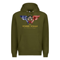 Army Green wonder woman 80th all for wonder woman tank top Premium Hoodie - linhVisuals