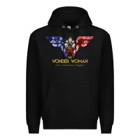 Black wonder woman 80th all for wonder woman tank top Premium Hoodie - linhVisuals