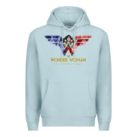 Blue Mist wonder woman 80th all for wonder woman tank top Premium Hoodie - linhVisuals