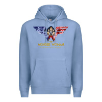 Colony Blue wonder woman 80th all for wonder woman tank top Premium Hoodie - linhVisuals