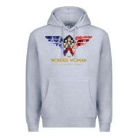 Heather Grey wonder woman 80th all for wonder woman tank top Premium Hoodie - linhVisuals