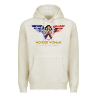 Oatmeal Heather wonder woman 80th all for wonder woman tank top Premium Hoodie - linhVisuals
